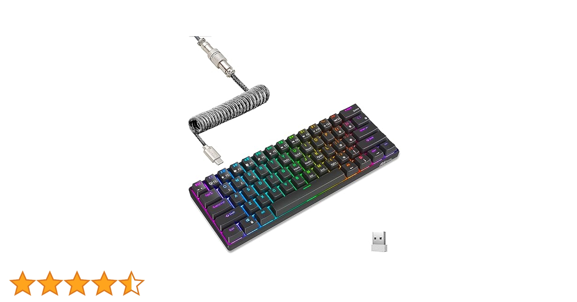 ゲーミングRkキーボード黒色+Orbit マウス Amazon | RK RK61ワイヤレスメカニカルゲーミングキーボード61
